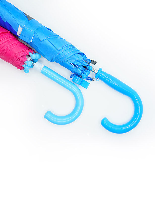 SHARK BLUE/GREY CLOTH UMBRELLA WITH WHISTLE