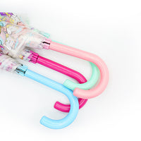 GLAD TO BE A UNICORN CLEAR RUBBER UMBRELLA