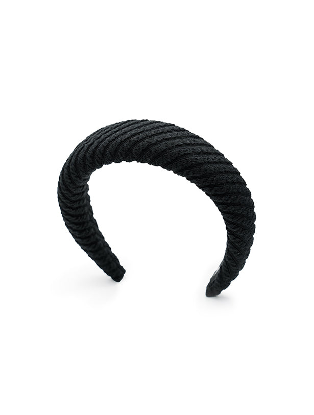 TWILL STRIPED PADDED HEADBAND