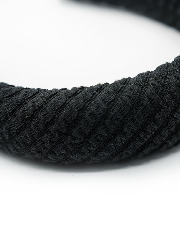 TWILL STRIPED PADDED HEADBAND