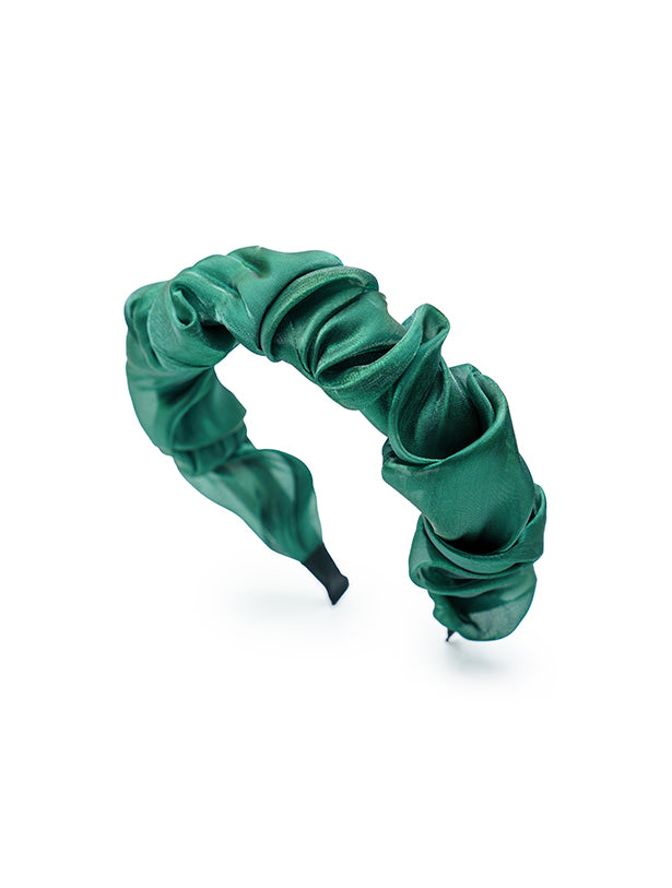 SCRUNCHY RUCHED SOFT ORGANZA HEADBAND