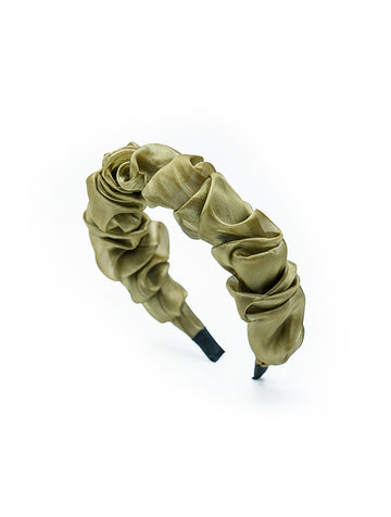 SCRUNCHY RUCHED SOFT ORGANZA HEADBAND