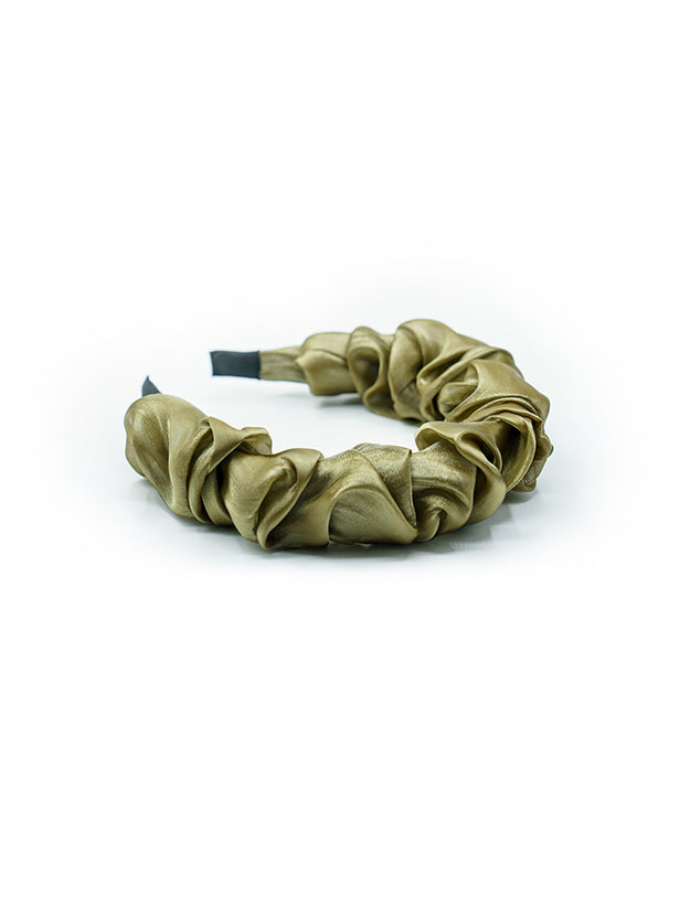 SCRUNCHY RUCHED SOFT ORGANZA HEADBAND
