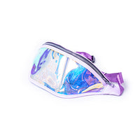IRIDESCENT PLASTIC WAIST POUCH
