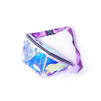 IRIDESCENT PLASTIC WAIST POUCH