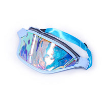IRIDESCENT PLASTIC WAIST POUCH