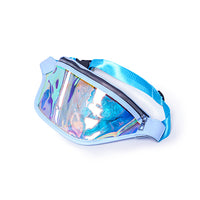 IRIDESCENT PLASTIC WAIST POUCH
