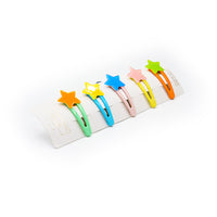 STAR-SIGN INSPIRED PLASTIC MULTI-COLOR HAIRCLIPS