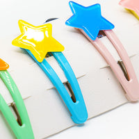 STAR-SIGN INSPIRED PLASTIC MULTI-COLOR HAIRCLIPS