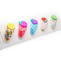 FRUIT VARIANTS WITH FLOATING SEQUIN