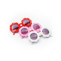 FLOWER SHAPED FRAME SUN GLASSES