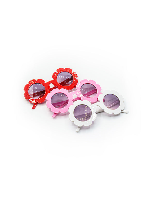 FLOWER SHAPED FRAME SUN GLASSES