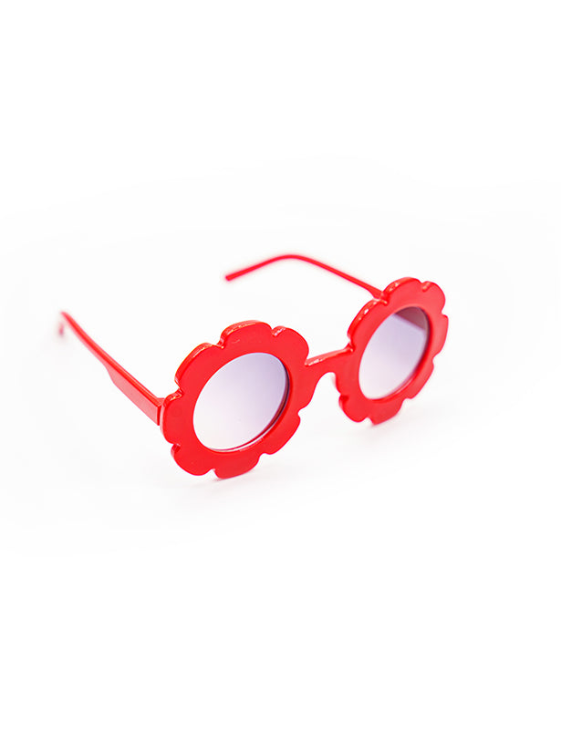 FLOWER SHAPED FRAME SUN GLASSES