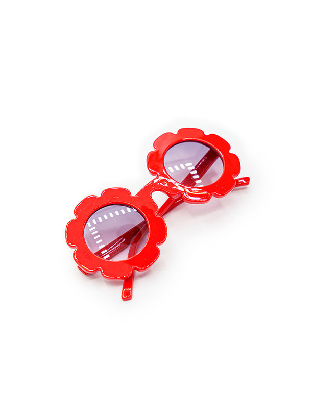 FLOWER SHAPED FRAME SUN GLASSES