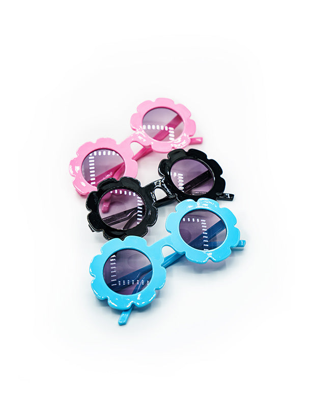 FLOWER SHAPED FRAME SUN GLASSES